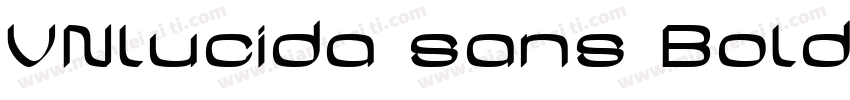 VNlucida sans Bold Italic字体转换